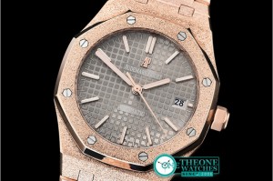 Audemars Piguet - AP Royal Oak 37mm Frosted RG/RG Grey JHF MY9015