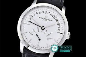 Vacheron Constantin - Patrimony Bi-RetroGrade Day-Date SS/LE White A2460R31R7