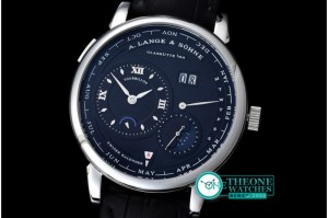 A. Lange & Sohne - Lange 1 MoonPhase Black SS/LE Asia 2813 21J