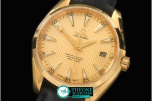 Omega - Aqua Terra Auto YG/LE Gold Miyota 8205