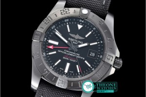 Breitling - Avenger II GMT BlackSteel DLC/TI/NY Black GF A2836