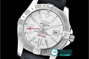 Breitling - Avenger II GMT A3239011 SS/RU White GF A2836