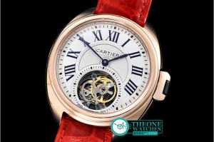 Cartier - Cle De Cartier Tourb Ladies RG/LE White Asia HW Tourb