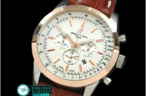 Breitling - Ladies TransOcean Chrono SS/YG/LE White Jap OS20 Qtz