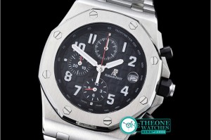 Audemars Piguet - Royal Oak Offshore SS/SS Black VK Qtz