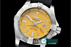 Breitling - Avenger II Seawolf SS/RU Yellow Num/Stk GF Asia 2836