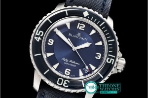 Blancpain - Blancpain Fifty Fathoms Blue Titanium TI/NY Blue ZF A2836