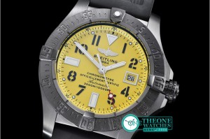 Breitling - Avenger Seawolf BlackSteel DLC/RU Yellow HF Asia 2836