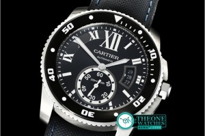 Cartier - Calibre de Cartier Diver SS/NY/RU Black JF Asia 2824