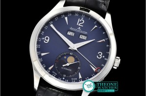 Jaeger LeCoultre - Master Ultra Thin Moonphase SS/LE Blue KMF A2824