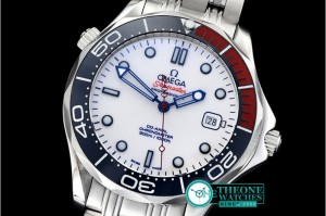 Omega - Seamaster Commander 007 SS/SS White URF MY8205 Mod