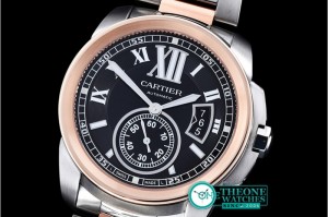 Cartier - Cartier De Calibre RG/SS Black JF Miyota 8205