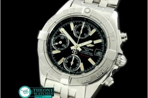 Breitling - Galactic Chrono SS/SS Black Stick A-7750 28800bph