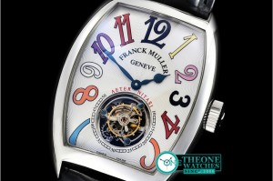Franck Mulle - Aeternitas Tourbillon SS/LE Wht/Color Flying Tourbillon