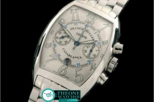 FRANCK MULLER - Casablanca Chrono SS/SS White A-7750 28800bph