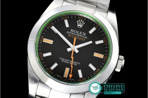 Rolex - Milgauss Black 116400M SS/SS Black ARF Asia 2824