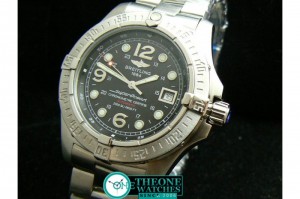 BREITLING SUPER OCEAN STEELFISH BLACK SWISS ETA 2824-2