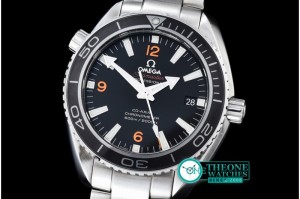 Omega - Planet Ocean 42mm Blk/Or SS/SS Noob Asia 2824 Mod 8500