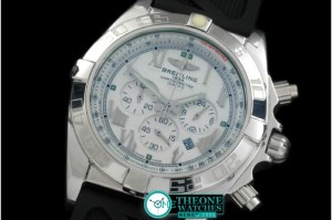 Breitling - Chronomat B01 SS/RU White Roman Jap OS20 Qtz