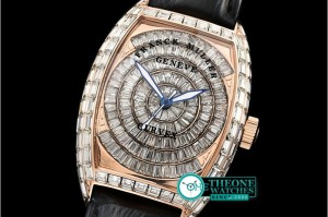 Franck Muller - Casablanca Mens Diams Baug. RG/LE Diam Asia 2824
