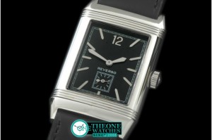 Jaeger LeCoultre - Reverso Classique SS/LE Black Num/Stk Jap Qtz