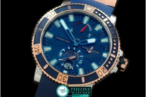 Ulysse Nardin - Maxi Marine Diver H-Head Ed SS/RG/RU Blue A-2