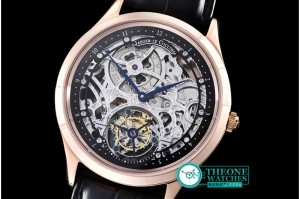 Jaeger LeCoultre - Master Skeleton Tourbillon RG/LE Black Flying Tourbillon