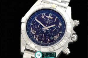 Breitling - Chronomat B01 SS/RU Blue Roman Jap OS20 Qtz