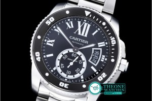 Cartier - Cartier De Calibre Diver SS/SS Black MY8205