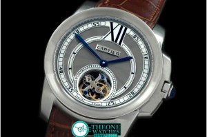 Cartier - Calibre de Cartier Tourbillon SS/LE Grey Flying Tourbillon