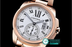 Cartier - Cartier De Calibre RG/RG White JF Miyota 8205