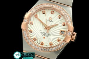 Omega - Double Eagle Men Auto SS/RG/TT F-White Swiss SW-200