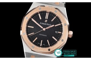 Audemars Piguet - Royal Oak 15450 RG/SS Black AP 3120