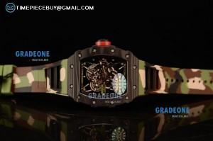 1:1 Richard Mille - TriRM99251 CF/RU Skeleton Japanese Miyota 9015 Auto