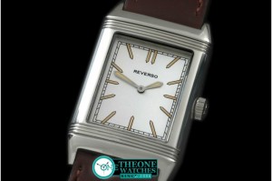 Jaeger LeCoultre - Reverso Classique SS/LE White Stk Jap Qtz