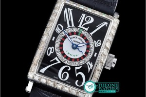 Franck Muller - Long Island Vegas Edition Diam SS/LE Black Asia 21J Mod