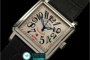 FRANCK MULLER - FM King Consquidator SS White Dial Blk Num LB - Asia