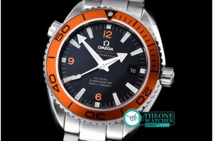 Omega - Planet Ocean 45mm Orange SS/SS Noob Asia 2824 Mod 8500