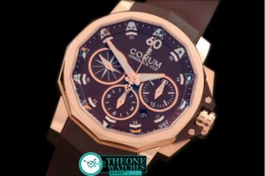 Corum - Admirals Cup Challenge Chrono SSR/RU Brown A-7750