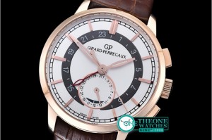 GIRARD-PERREGAUX - 1966 Dual Time RG/LE White Asia 23J Mod