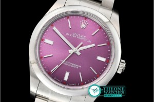 Rolex - Oyster Pert. 39mm 114300 SS/SS Red Grape BP Asia 3132