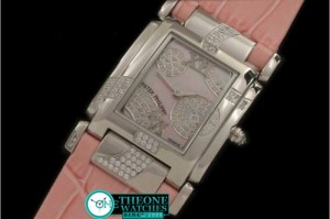 PATEK PHILIPPE  - Ladies 4910/49G Twenty-4 SS/LE Pink MOP Swiss Qtz