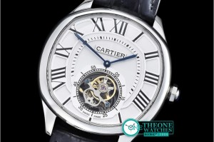 Cartier - Drive De Cartier Tourbillon SS/LE White Tourbillon