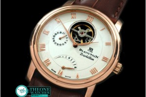 Blancpain - Villaret Tourbillon RG/LE White Asian 2813