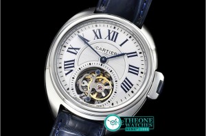 Cartier - Cle De Cartier Tourb Ladies SS/LE White Asia HW Tourb