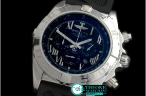 Breitling - Chronomat B01 SS/RU Black Roman Jap OS20 Qtz