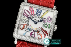 Franck Muller - Master Sq 6002 Midsize SS/LE Red Crazy GF - Swiss Qtz