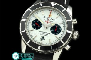 Breitling - Superocean 2010 Heritage Chrono SS/RU White A-7750