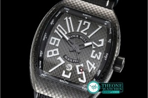 Franck Mulle - FM Vanguard PXL PVD/NY Black/Num Asia 2824