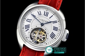 Cartier  - Cle De Cartier Tourb Ladies SS/LE White Asia HW Tourb